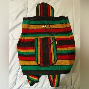 Boho Woven backpack by Pinzon